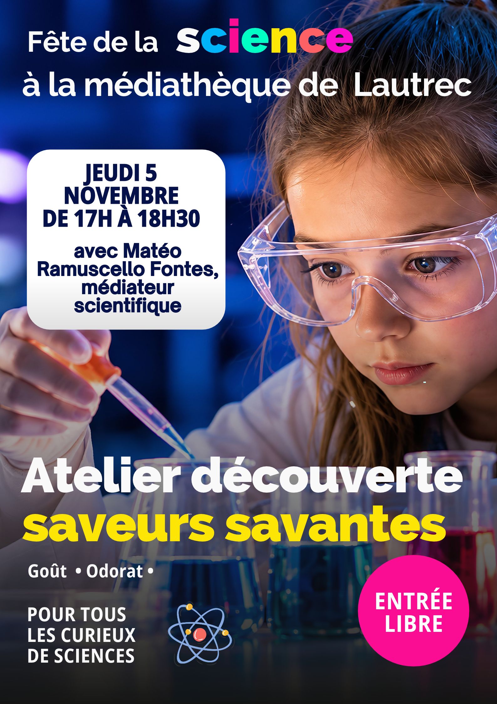 Affiche événement Fête de la Science Moderne1 002