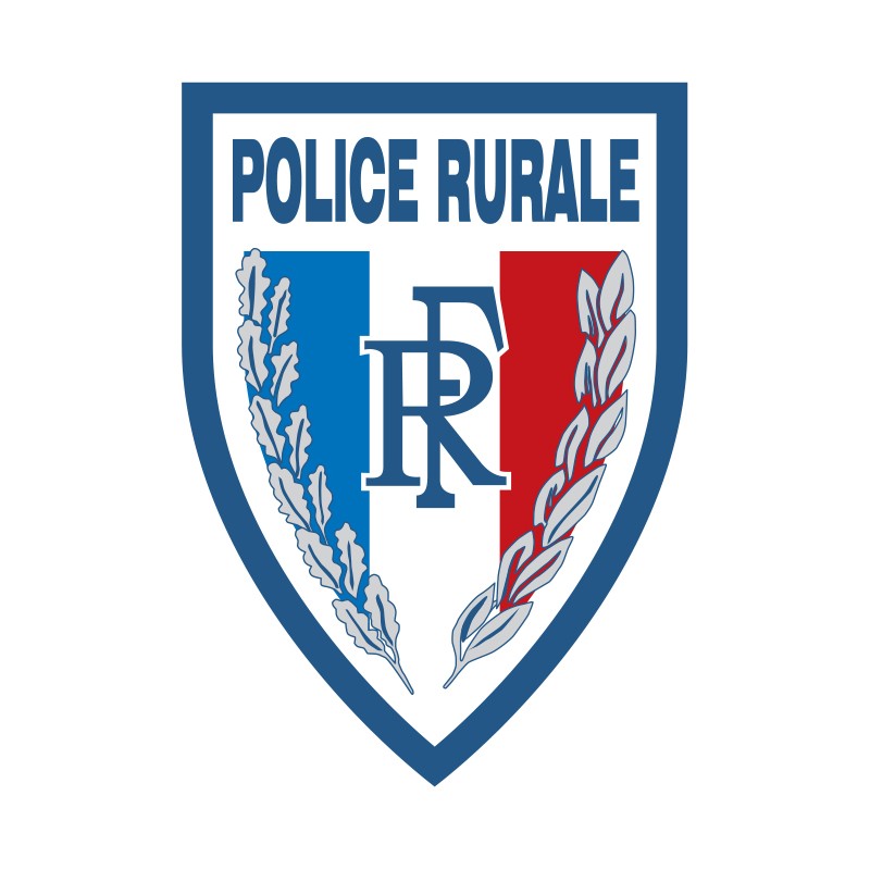 logo police rurale bleu